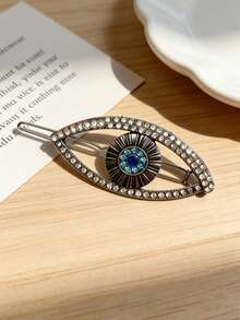 1件装热门！闪亮钻石发夹套装，星月花朵侧夹，奢华星月发夹，闪亮钻石刘海侧夹，斋月开斋节星月发夹，奢华闪亮水钻头巾侧夹，女士 - 彩色 - 查看 23