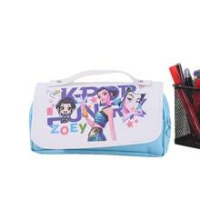 Mattel Large Capacity Witch Hunting Kpop Themed Pencil Case, Cartoon Stationery Storage Bag - Multicolor - View 11