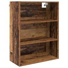 vidaXL Highboard mit Schubladen 2 pcs Altholz Holzwerkstoff - Gelb - Übersicht 7