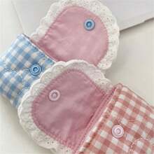 Floral Print Coin Purse Headphone Storage Bag Small Change Purse Coin Bag Lovely Coin Pouches Lace Earphone Case - Đỏ - Xem 3