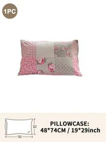 1pc/2pcs/4pcs Floral Print Pillowcase, Breathable Soft Comfortable, Envelope Closure Suitable For Bedroom Sofa Home Decor, Retro Style Bedroom Living Room Home Decor, Pillow Insert Not Included, Suitable For All Seasons - Multicolor - View 9
