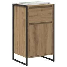 vidaXL Sideboard Kunsthandwerk Eiche 81 x 36 x 150.5 cm Holzwerkstoff - Gelb - Übersicht 3