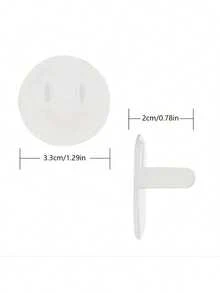 10/20/30Pcs Electrical Plug Protector With Hidden Handle, Safety Outlet Covers For Electrical Outlets, Anti-Electric Shock Protective Caps, Easy To Install & Remove, Home Improvement Accessories, Ideal Baby Shower Gifts & Family Daily Safety Essentials - Clear - View 6