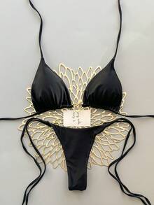 Women Bikini Sets - Black - View 1