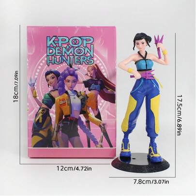 Mattel KPOP Witch Hunting Girl Group Figurine, Collectible Cartoon Model Doll Decoration