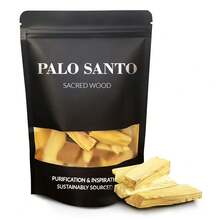 52g/98g Palo Santo Wood From Peru, An Ideal Choice For Natural Space Purification And Enhancing Meditation Experience. Releases Warm Woody Aroma When Burned, Can Be Used For Energy Cleansing And Stress Relief. Sealed In Black Bags To Lock In Freshness And Easy To Carry. - Star - View 9