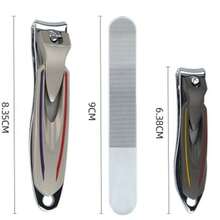 weixiang 3pcs Manicure Set, Premium Gift Box, Home & Travel Essential, Includes Nail File - Sharp & Durable Daily Nail Care Tool Kit - Multicolor - View 2