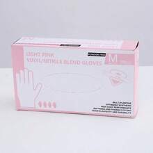 100pcs Pink Disposable Nitrile Gloves, Latex-Free, Household Cleaning Gloves, Waterproof Gloves, Suitable For Kitchen, Hair Dyeing, Salons, Waterproof, Anti-Static, , Bathroom, Household Items (Bagged) - Baby Pink - View 12