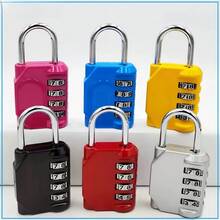 A Heavy-Duty Waterproof Metal Padlock With A 4-Digit Combination Lock - A Burglarproof Lock Suitable For Homes, Gyms, Lockers, Suitcases, Boats, And Cabinets - Easy-Use Key Lock (Padlock Only). - Multicolor - View 2