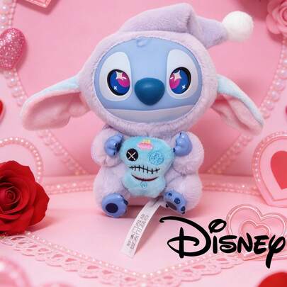 史迪奇：不管多累，都要吃点东西！本系列包含毛绒玩具、盲盒和收藏玩具。史迪奇手里拿着甜甜圈、珍珠奶茶和菠萝冰淇淋，造型非常可爱。它适合主题派对装饰，也是送给朋友和圣诞节的绝佳礼物。盲盒、钥匙扣、朋友礼物、办公桌摆件、办公用品、办公室装饰