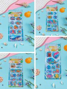 Colorful 3D Epoxy Resin Stickers - Solid Stickers - Cute Animal Series, Exquisite Appearance, 3D Design, Waterproof Self-Adhesive Decorative Stickers, Comfortable Touch, Strong Decorative Atmosphere, Suitable For DIY Decoration, Toys, Manuals, Diaries, Notebooks, Laptops, Phone Cases, Etc. - Multicolor - View 5