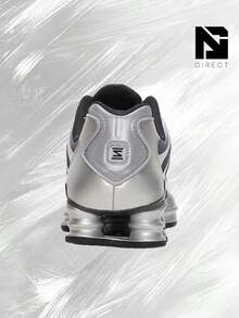 Nike Shox TL Metallic Silver– Men's Lifestyle Sneakers – Shoes For Man -Vintage-Spring & Summer-Inspired Running Shoes, Shock-Absorbing Comfort, Gym To Streetwear Casual Wear-Mother's Day Gifts-Father's Day Gift–IH4466 095 - Bạc ánh kim/Xám sói/Than chì/Trắng đỉnh cao - Xem 4