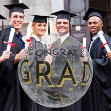 1个透明PVC沙滩球，耐用派对球，毕业典礼节日摄影游戏球，泳池沙滩派对草坪游戏摄影道具，节日团队户外游戏球，水球 - 彩色 - 查看 2