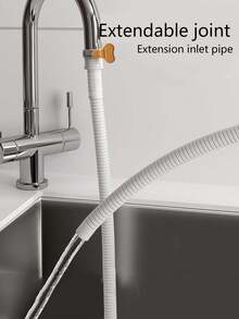 1根多功能软管水龙头管，空调排水管，家用水龙头延长管，塑料软管，适用于浇水、洗车、洗衣机 - 多色 - 查看 1