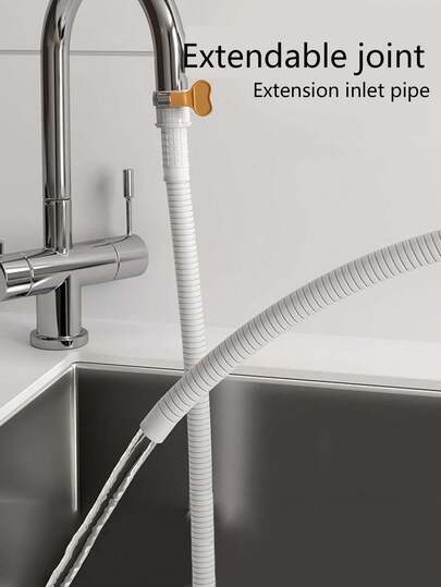 1根多功能软管水龙头管，空调排水管，家用水龙头延长管，塑料软管，适用于浇水、洗车、洗衣机