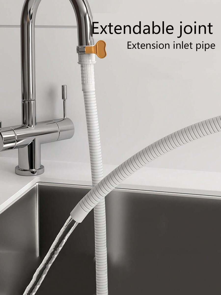 1根多功能软管水龙头管，空调排水管，家用水龙头延长管，塑料软管，适用于浇水、洗车、洗衣机 - 多色 - 查看 1