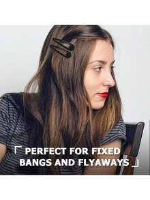 Coufce 20个装 2英寸金色金属卡扣发夹，可弯曲防滑发夹，适合女孩和女士的时尚发饰（金色），头部饰品，爪夹，发卡，发夹 - 銀色1 - 查看 3