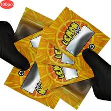 100 Pieces Holographic Laser Mylar Bags,Reusable 2.75*3.93 Inch Smell Proof 1g Storage Bags,Fruit Design Pouch,Mini Flat Zip Lock Pouch Waterproof Packaging Small Mylar Bag,Self Sealing Resealable Zipper Bags - Multicolor - View 6