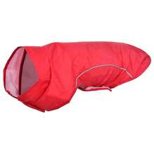 vidaXL Hunde Regenmantel Mit Reflexstreifen Polyester Rot M - Yellow - View 2
