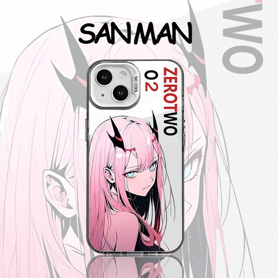 [En stock] Étui de téléphone Apple 16 Pro Max de l'équipe nationale 02 Nouveau boîtier anti-chute couleur argent Étui de protection anime 14/15 Étui de protection Apple XR Plus - Noir - Voir 1