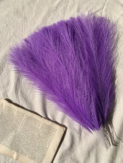 55/44/33/22/11pcs 45cm/16.54in Artificial Pampas Grass Fake Reed Large Fluffy Artificial Flowers Boho Style Decor For Wedding Party Home Living Room Bedroom Vase Arrangement DIY Photography Props Birthday Graduation Gift