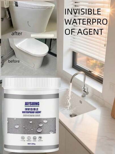 JAYSUING Waterproof Sealant, Bathroom, Kitchen, Exterior Wall Leak Repair Coating. It Can Quickly And Effectively Repair Wall Cracks, And Provide Long-Lasting Sealing And Repair Effects, Making Your Walls Look Like New For Years To Come.