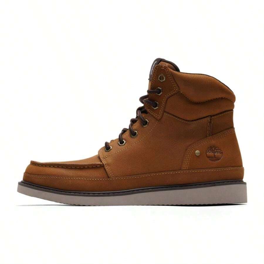 Timberland Men's NEWMARKET MID LACE UP BOOT WHE, FQ Casual Minimalist Outdoor Leisure High-Top Boots A698F754 - Tan - View 1