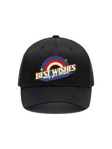 New Retro American Letter Print Baseball Cap, Unisex Breathable Sun Protection Trucker Hat, Outdoor Casual Hip Hop Modern Mesh Cap - Multicolor - View 5