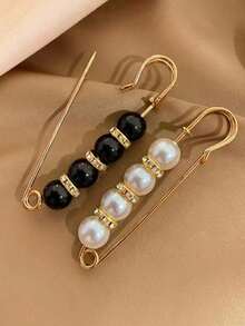 6pcs/Set Aluminum Alloy Waist Cincher With Pins, Modern Rhinestone & Butterfly Decor Home Waist Accessory, Fit For Women & Girls To Tighten Pants Waist & Decorate (4/6/1pc) - Nhiều màu - Xem 5