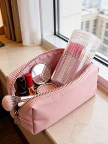 100支一次性睫毛膏刷和唇刷套装，水晶粉色化妆刷套装，全套化妆刷套装，化妆刷套装，化妆刷套装，全套化妆工具，化妆刷套装，全套化妆工具，化妆刷套装，化妆刷套装，化妆礼盒套装 - 彩色 - 查看 8