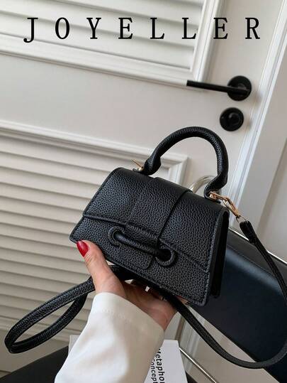 Bolso de lápiz labial de textura súper popular de este año 2026, bolso pequeño y cuadrado extranjero, nuevo bolso versátil de unicolor, bolso de mujer