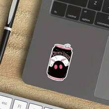 Hình dán hoạt hình lon nước ngọt, hình ảnh sinh vật huyền bí Mothman theo phong cách Gothic & Retro Kawaii, hình dán vinyl chống thấm nước dùng cho laptop, bình nước, trang trí sổ lưu niệm DIY, phụ kiện làm sổ lưu niệm. - Phim nhẹ - Xem 5