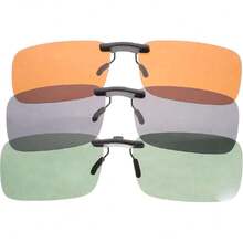 3  Polarizadas Con Clip Para Miopía Lentes Oscuras Y Película Para Conducción  Ligeras Y Cómodas Para Uso Exterior,41163986 - A - Ver 1