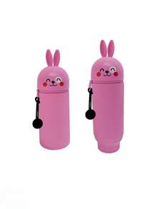 1个硅胶蜜蜂图案二合一铅笔盒，动物造型铅笔盒，采用柔软硅胶材质，可用于收纳学习用品、钢笔、尺子等，是返校季、假期、学习用品和日常用品的理想之选。 - 均碼 - 查看 25