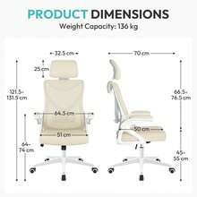 Home Office Chairs - Beige - 查看 3