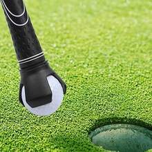 1 chiếc dụng cụ nhặt bóng golf mini cầm tay chống gỉ, có đầu kẹp xoắn ốc 3 càng và đầu hình cánh hoa. - Nhiều màu - Xem 2