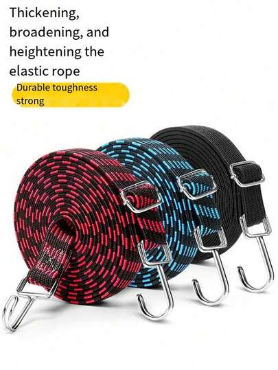 1pc Elastic Strap Rubber Band Tie Down For Electric Motorcycle Scooter