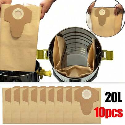 10pcs 20L Vacuum Cleaner Accessories Dust Bag Dust Bag Filter Garbage Bag