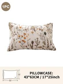 1pc/2pcs/4pcs Floral Print Pillowcase, Breathable Soft Comfortable, Envelope Closure Suitable For Bedroom Sofa Home Decor, Retro Style Bedroom Living Room Home Decor, Pillow Insert Not Included, Suitable For All Seasons - Multicolor - View 11