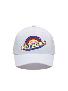 New Retro American Letter Print Baseball Cap, Unisex Breathable Sun Protection Trucker Hat, Outdoor Casual Hip Hop Modern Mesh Cap - Multicolor - View 13