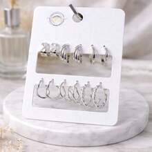 Earring Sets - Bạc - Xem 4