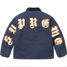 Supreme Old English Canvas Work Jacket And Double Knee Painter Pant | Premium All-Cotton Canvas Matching Set | Oversized Unisex Streetwear Layering Outerwear | Casual Daily Wear For Both Men And Women. - Navy Jacket - 查看 7
