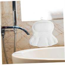 Genérico Cojín de Baño con Ventosas Almohada Ergonómica para Bañera Acolchado Lavableáquina para de y Espalda para Relajación Baños y SPA - 1 - Ver 2