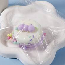 1个软绵绵的棉花糖玩具，逼真超柔软的棉花糖质感，豆浆棉花糖挤压玩具，减压解压玩具，适合女孩、青少年，圣诞节、生日、节日礼物 - 彩色 - 查看 15