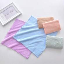 Cute Bear & Flower Embossed Bath Towel - Soft Absorbent Coral Fleece Face Towel, Adult Hand Towel, Double-Layer Gauze Small Towel, Ultra-Soft Washcloth, Suitable For Bathroom & Cleaning, Premium Gift Towel, SPA Towel, Face Towel, Towel, Luxury Bath Towel, Wedding Season Gift, Mother's Day Gift, Father's Day Gift, Gift For Family And Friends - Multicolor - View 7