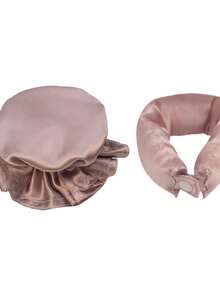 1套免加热卷发套装，包含免加热卷发器，适用于夜间造型和受损卷发，睡眠发带造型工具，免加热卷发 - 黑色 - 查看 13