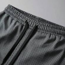 Nuevo conjunto de pantalones cortos y capucha sin mangas para hombre, para deportes al aire libre, correr, entrenamiento, fitness - Negro - Ver 8