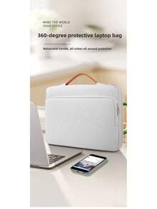 14英寸笔记本电脑内胆包，16英寸笔记本电脑保护套 Y79000P 游戏笔记本电脑包，带减震气垫设计 - 淺灰色 - 查看 7