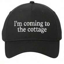 1pc Baseball Cap Hollanov I Coming To The Cottage Cap, Heated Rivalry Baseball Hat, Romance Hockey Fan Gift, LGBT Hockey Classic Cap - Black - View 1