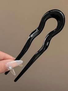 Bộ 6 kẹp tóc hình chữ U kiểu Pháp, kẹp tóc hình chữ U lượn sóng, kẹp tóc hình chữ U lượn sóng kiểu Trung Quốc mới dùng cho búi tóc, phù hợp với búi tóc xoắn ốc, màu vân rùa, phụ kiện tóc nữ thời trang, linh hoạt, kẹp tóc, ghim cài tóc kiểu Pháp, phụ kiện đội đầu, ghim tạo kiểu tóc. - Nhiều màu - Xem 9